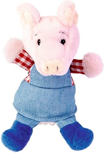 Spiegelburg 13097 Eierwärmer/Fingerpüppchen Kuh, Schwein, Schaf, Hund (sortiert-Preis für 1 Stück)
