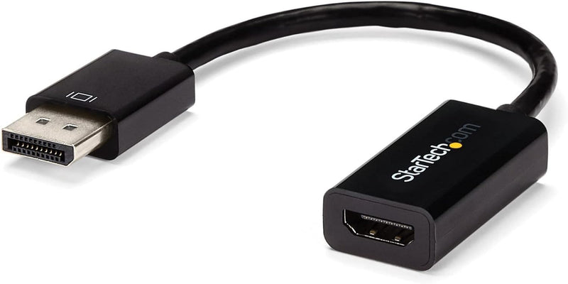 StarTech.com DisplayPort auf HDMI Adapter - 4K 30Hz Aktiver DP auf HDMI Video Konverter - DP zu HDMI