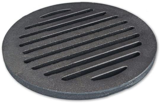 Grillrostprofi Ascherost - Feuerrost - Kohlerost - Kaminrost in Premium-Qualität, Gusseisen, rund, D