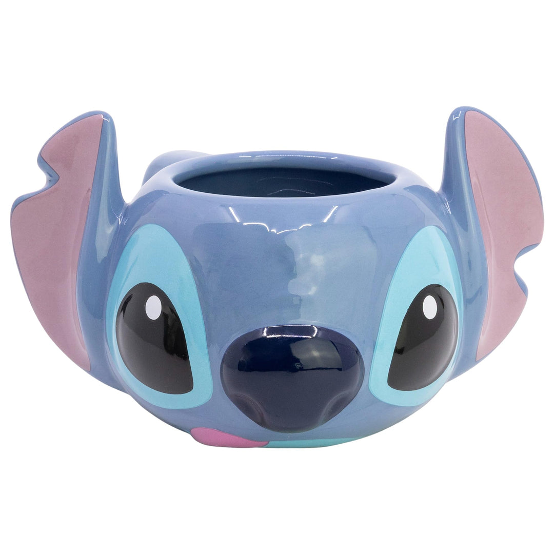 KERAMIKTASSE 3D 375 ML STITCH, Einfarbig, 1 Unidad (Paquete de 1), Einfarbig