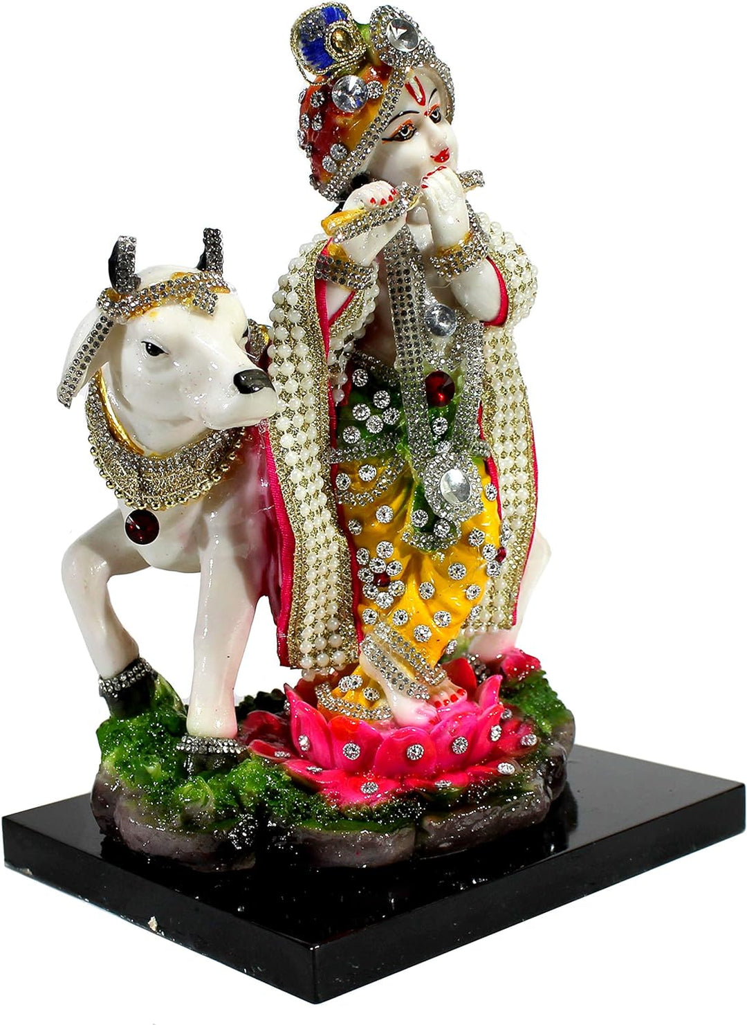 eSplanade - Lord Krishna Kishan Murti Idol Statue Sculpture - Resin (10 Inch), 10 Inch