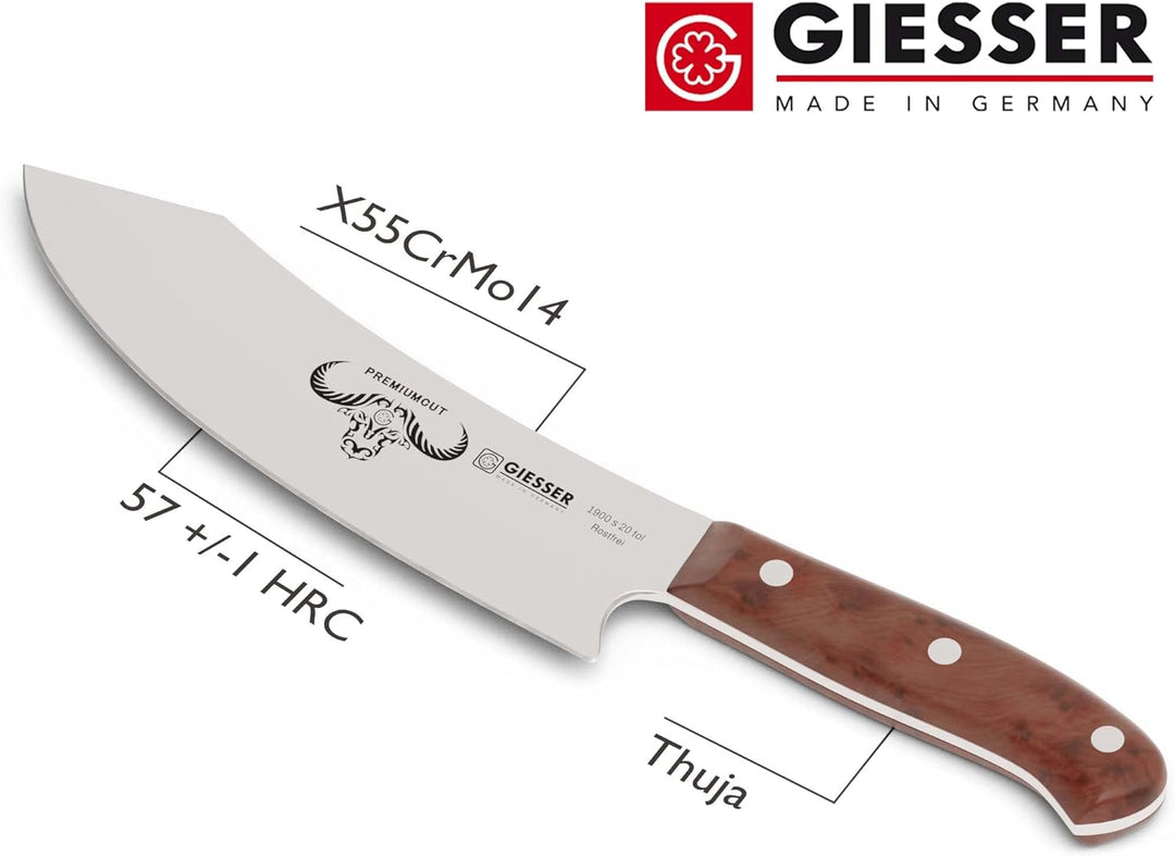 GIESSER seit 1776 - Made in Germany - Kochmesser 20 cm Tree of Life, PremiumCut Chefs No 1, Küchenme