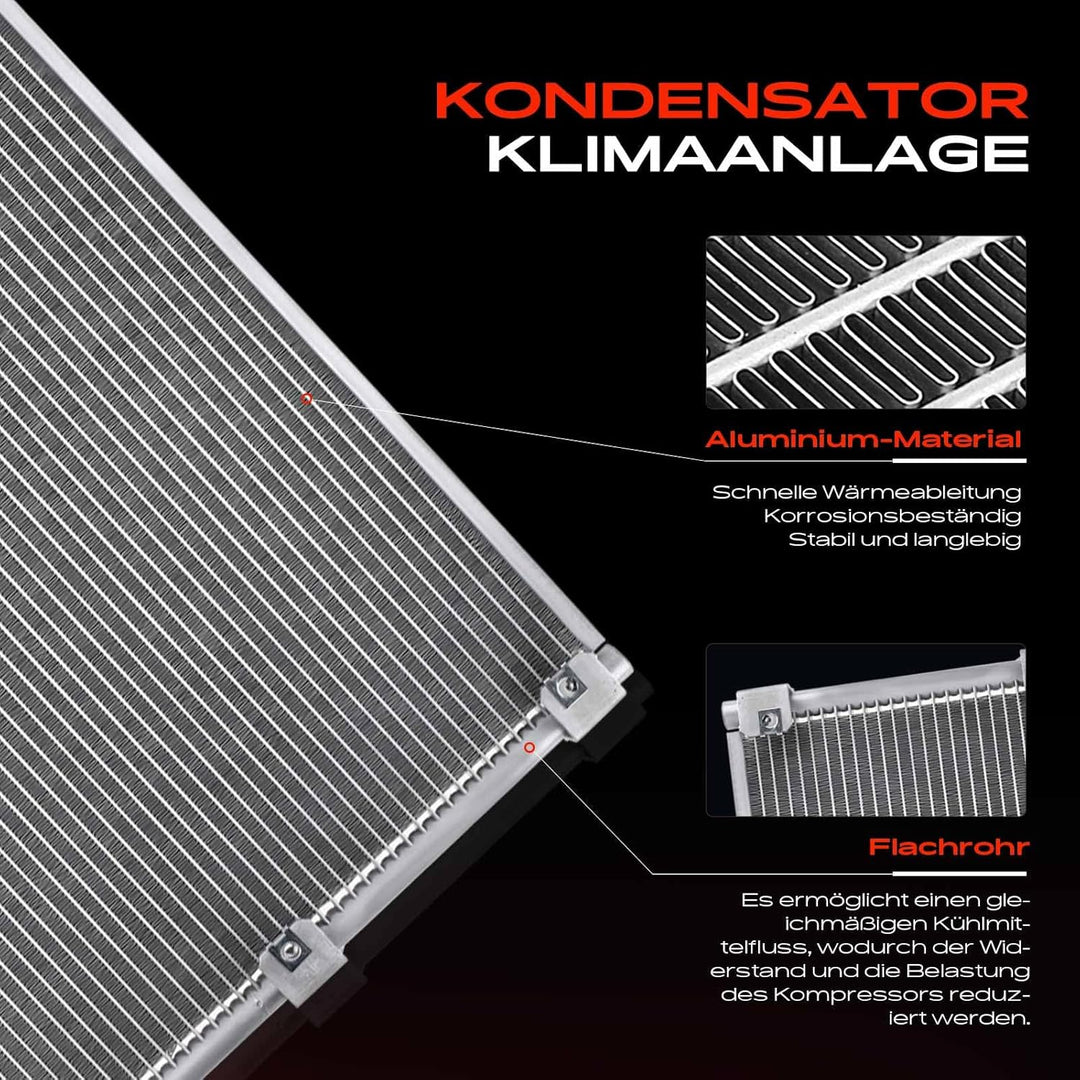 Frankberg Kondensator Klimaanlage mit Trockner Kompatibel mit Land Cruiser 100 FZJ1 UZJ1 J1 4.7L 199