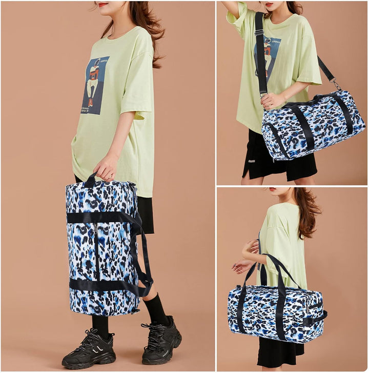 HAWEE Reisetasche Gross Herren Sporttasche Weekender Damen Faltbare Gym Bag mit Schuhfach & Nassfach