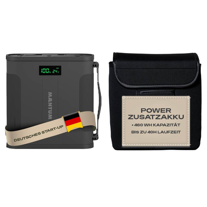 X-TRA Akku Power Bank 460 Wh I Kompakte Powerstation I LiFePO4 Akku I Magnetischer Zusatzakku für Kü