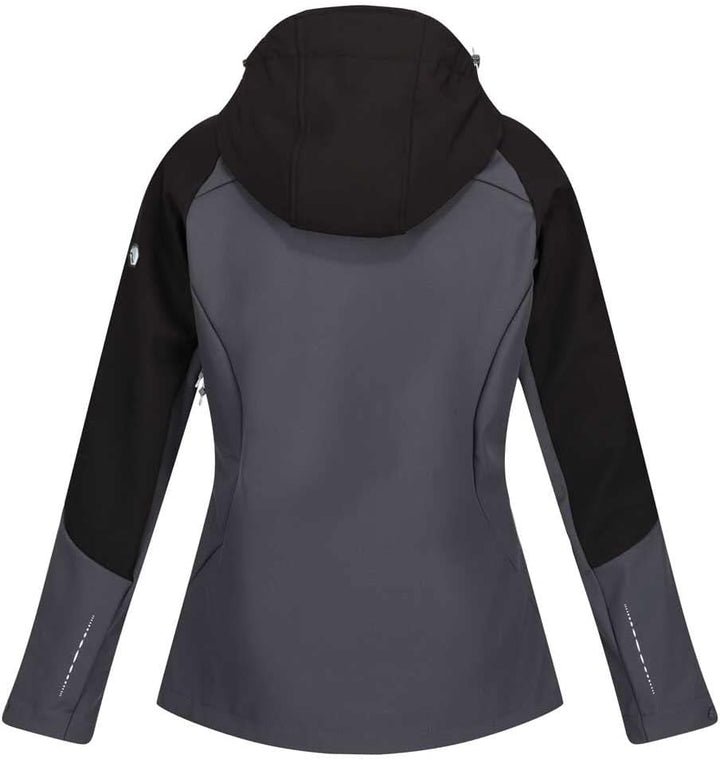 Regatta Softshelljacke Damen DeSoto VIII mit Kapuze, 36 Grau