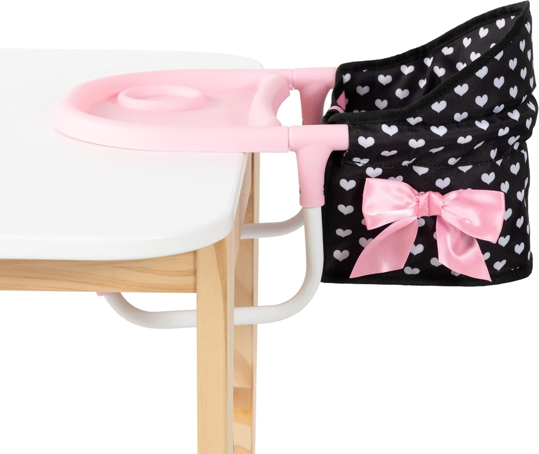 Bayer Design 65960AA Puppentischsitz, Sitz für Puppen mit intergiertem Tablett, für Puppen bis 46 cm