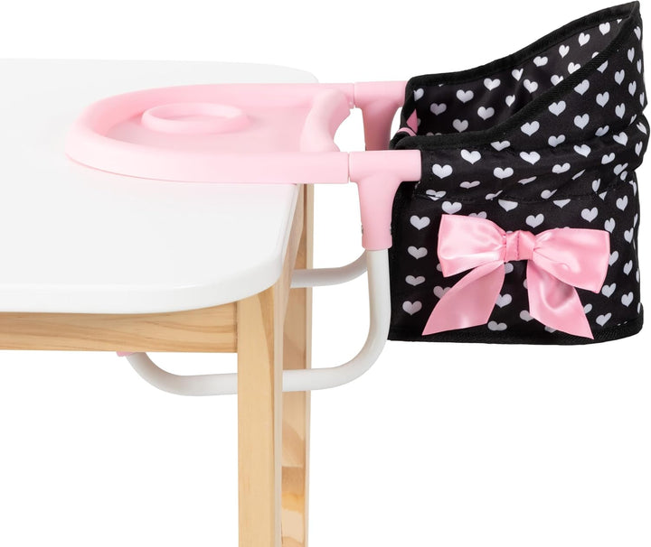Bayer Design 65960AA Puppentischsitz, Sitz für Puppen mit intergiertem Tablett, für Puppen bis 46 cm