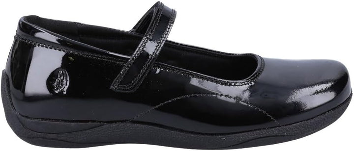 Hush Puppies Mädchen Aria Patent Senior Schuluniform-Schuh 38.5 EU Schwarz, 38.5 EU Schwarz