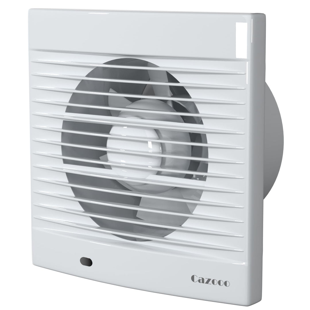 Badlüfter 150mm, 320 m³/h starker Badezimmer Ventilator, 35 dB leiser Abluftventilator für Wand Fens