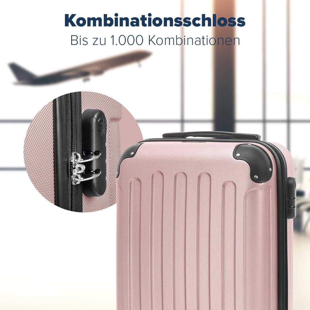 TRVLMORE Handgepäck Koffer 55x40x20cm - Koffer & Trolleys, Reisekoffer mit Rollen, Handgepäck Trolle