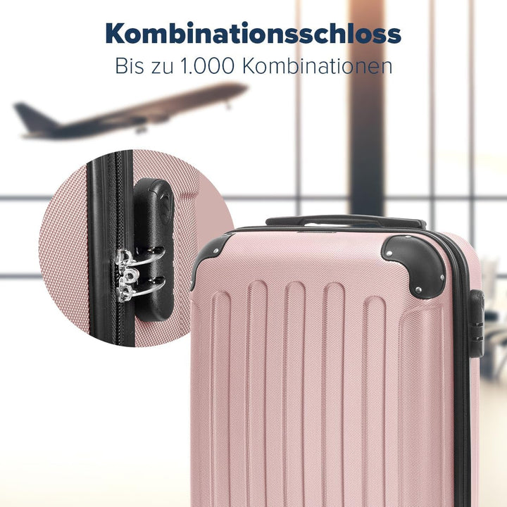 TRVLMORE Handgepäck Koffer 55x40x20cm - Koffer & Trolleys, Reisekoffer mit Rollen, Handgepäck Trolle
