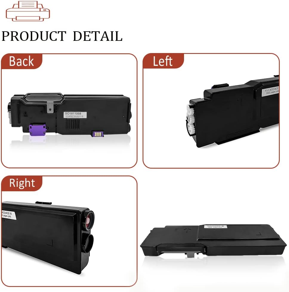 2 Packungen Kompatibler Tonerkartusche für Xerox VersaLink C400 C400V C400N C400DN C405 C405V C405N