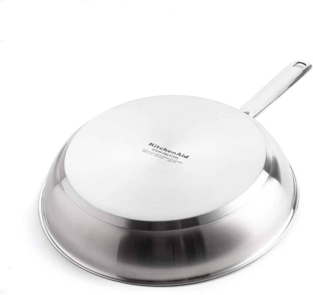 KitchenAid Stainless Steel 20cm, 24cm &amp; 28cm Bratpfannen-Set, PFAS-Freie Gesunde Keramische Antihaft
