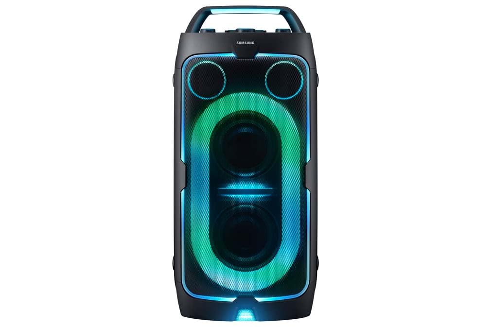 Samsung Sound Tower MX-ST50F/ZG Bluetooth Lautsprecher, Grosse Partybox &amp; Musikbox mit Akku, 18 h Ak