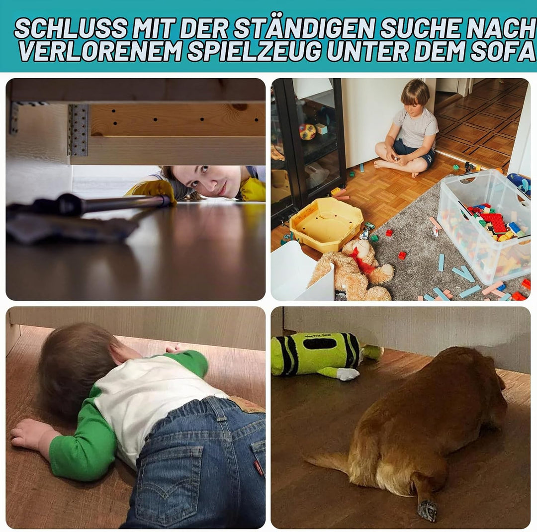 8 Stück Spielzeugblocker Couch, 39x4x24cm Spielzeugblocker für Möbel mit 6m Klebeband Transparente S