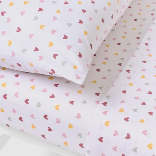 TRAMAS+ Kinderbettwäsche 60x120 cm aus 100% Baumwolle Superweiche &amp; Farbenfrohe | Babybettwäsche - (