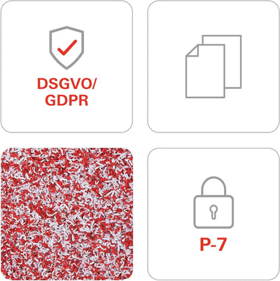 Aktenvernichter HSM SECURIO B24, Sicherheitsstufe 7, 4 Blatt (Partikelschnitt) mit automatischem ֖le