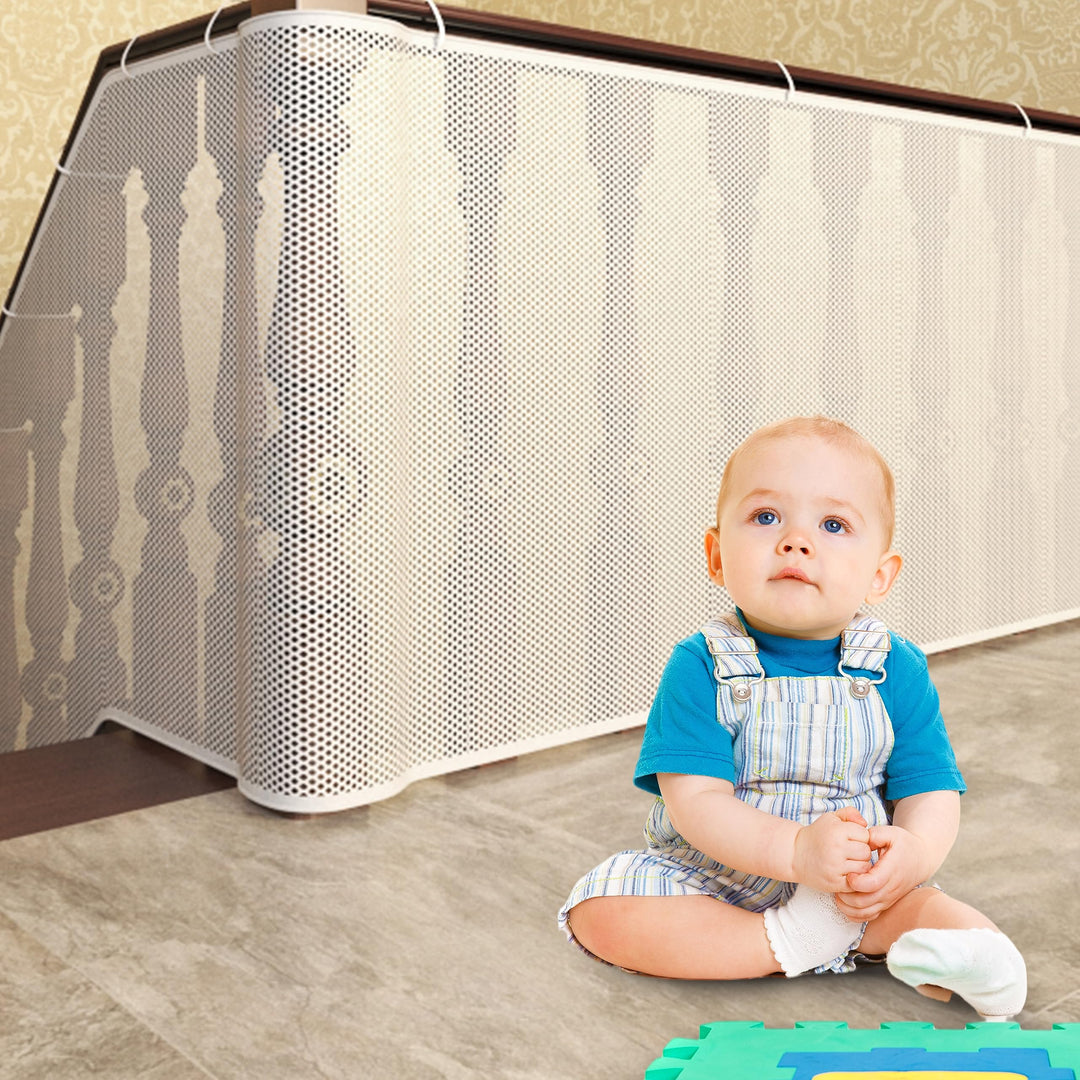 6 Meter Kinder Sicherheitsnetz, Balkongeländer Treppensicherheitsnetz, stabiles Zaunnetz, Kinder, Ha