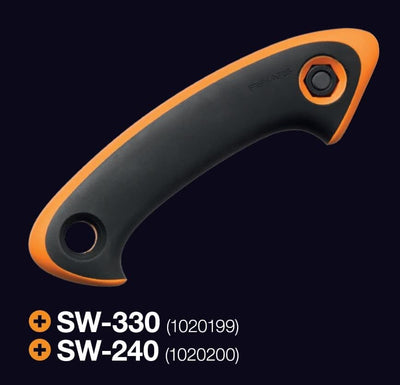 Original Fiskars gerades Sägeblatt für Profi Handsägen SW 240 und SW 330, Blattlänge: 24 cm, Hochwer