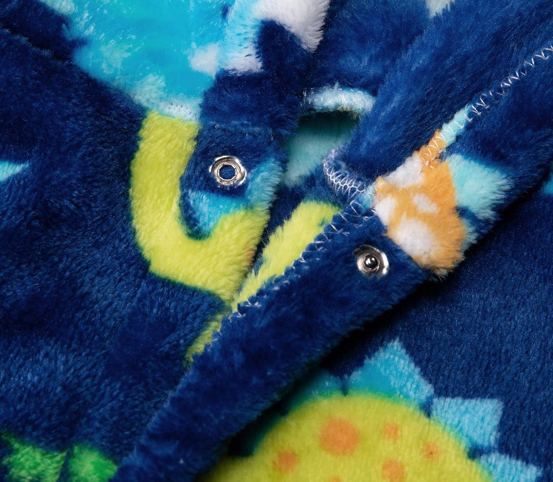 CROOUTN Bademantel Kinder mit Kapuze für Jungen Mädchen Bademäntel Morgenmantel kuschelig warmen und