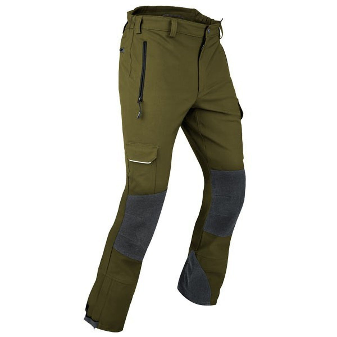 Pfanner Outdoorhose Globe mit Aramid-Faser Verstärkungen langgr. XL Kurz Oliv, XL Kurz Oliv