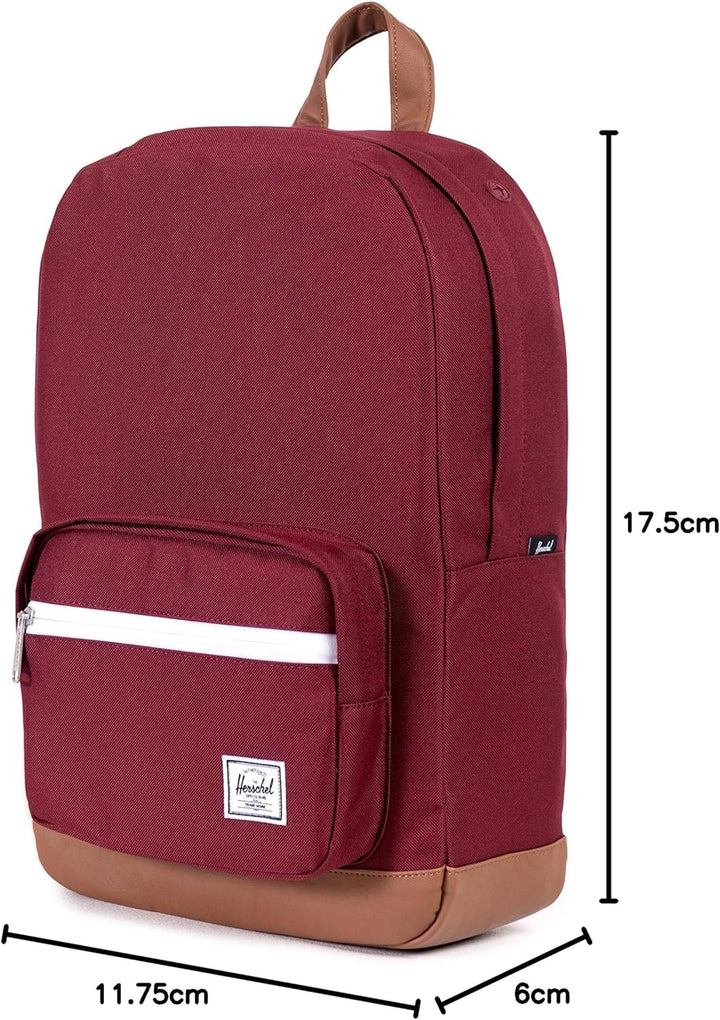 Herschel Pop Quiz Backpack Rucksack, 20 Liter, Windsor Wine/Tan, Windsor Wine/Tan