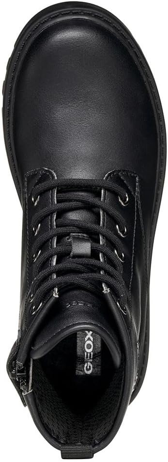 Geox Mädchen J Casey Girl Ankle Boot 32 EU Black Gun, 32 EU Black Gun