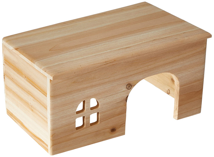 Trixie 61262 Holzhaus, Meerschweinchen, 28 × 16 × 18 cm Holzfarbe 28 × 16 × 18 cm, Holzfarbe 28 × 16