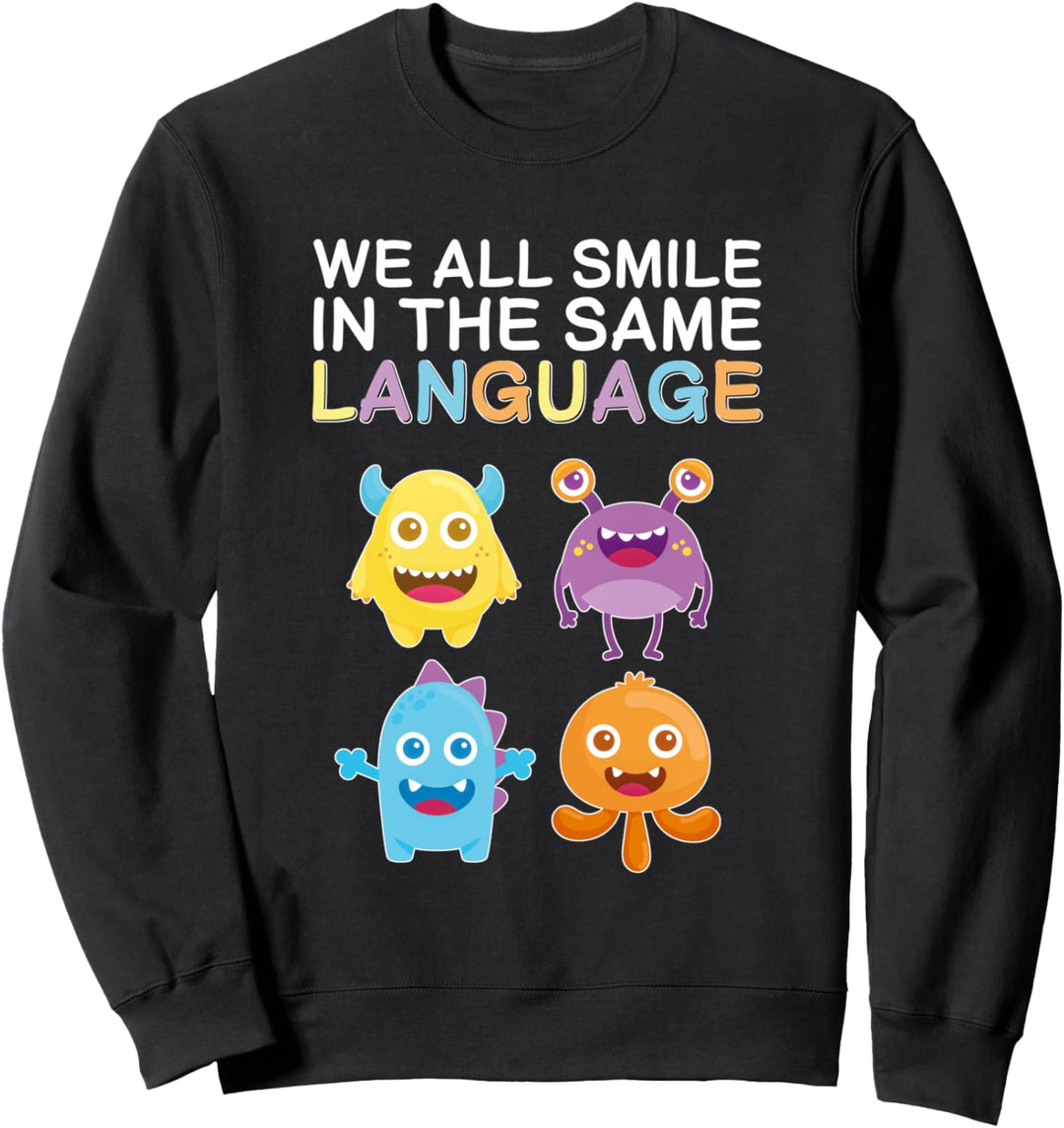 Schönes "gegen Rassismus", Liebesgleichsgeschenk Sweatshirt