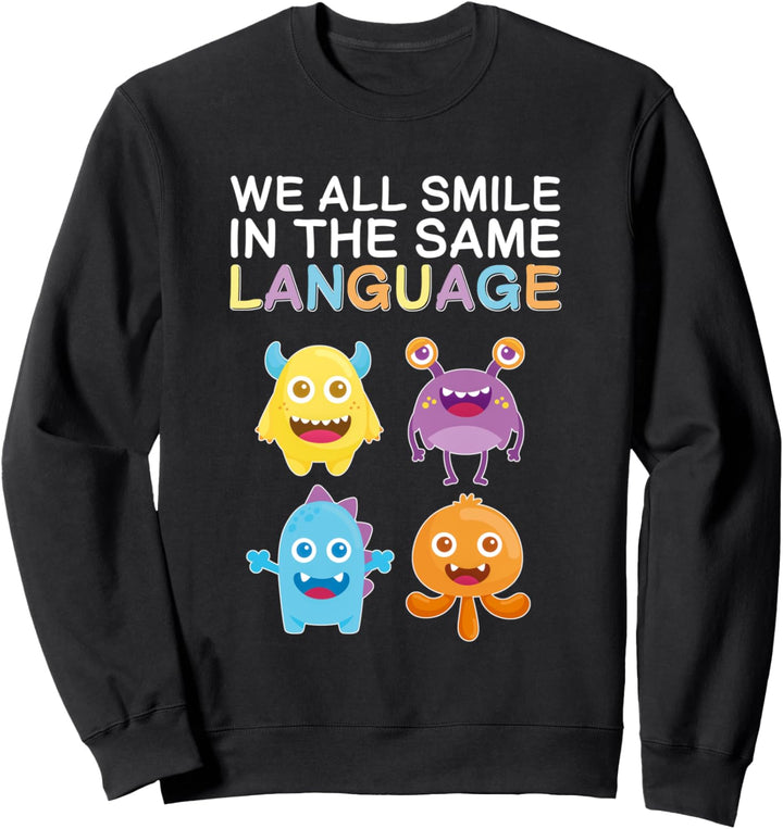Schönes "gegen Rassismus", Liebesgleichsgeschenk Sweatshirt