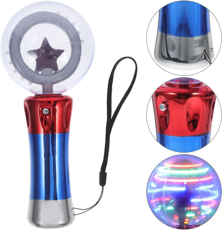 ibasenice Glowing Star Leuchtstab FüR Partys - Blauer Zauberstab Handheld Glow Stick FüR Konzerte Un