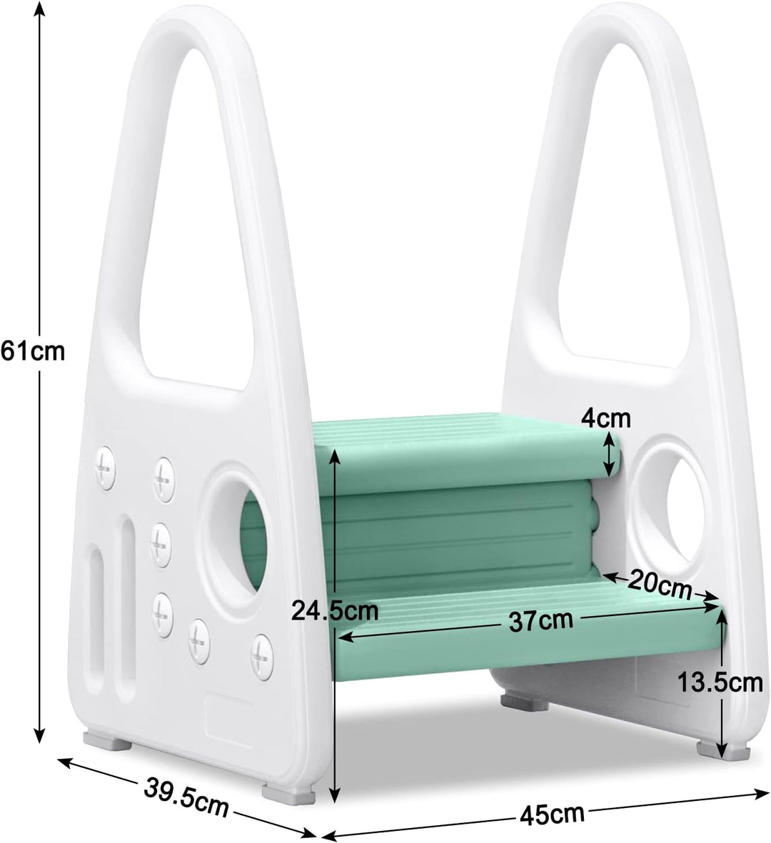 Kinder Tritthocker Trittschemel 2 stufiger Lernturm Kinderschemel Kleinkind Trittstufe Tritthocker S