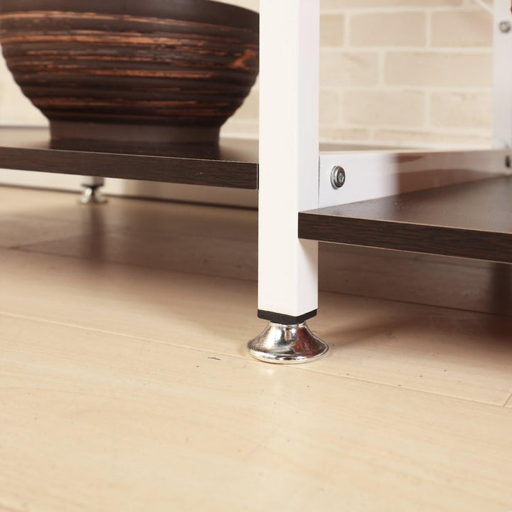 sogesfurniture Küchenregal Standregal Mikrowellenhalter Bäcker Regal, Stabil Metallregal Haushaltsre