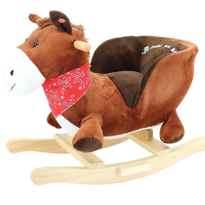 Sweety Toys 3549 Schaukeltier Pferd Pony mit Soundfunktion- Schaukelpferd