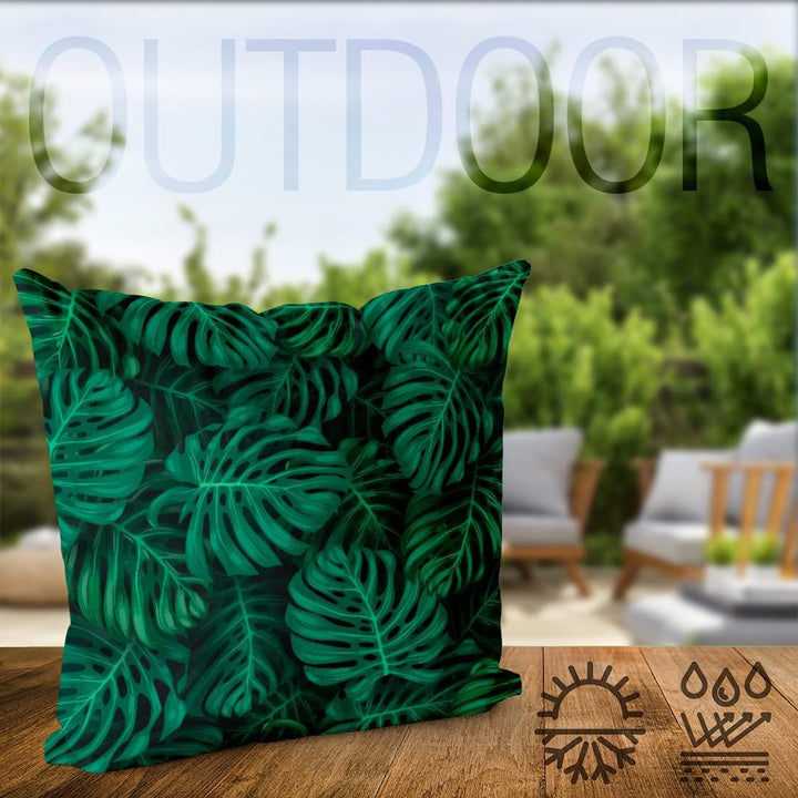 VOID Tropische Bananenblätter Kissenbezug Kissenhülle Sofakissen Kissen Deko Outdoor-Kissen Dekokiss