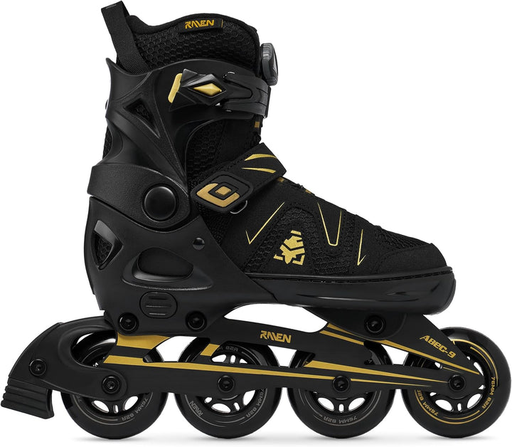 RAVEN Pulse 2in1 Schlittschuhe Inline Skates Inliner für Kinder und Erwachsene verstellbar 43-46 (28