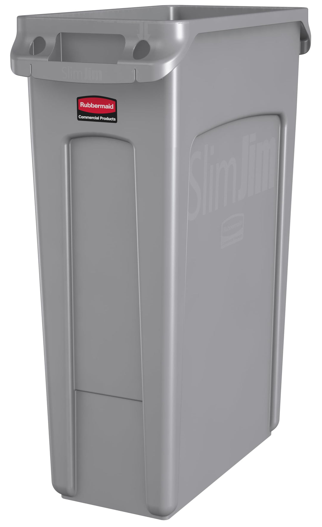 Rubbermaid Commercial Products FG354060GRAY Slim Jim Recyclingbehälter mit Lüftungskanälen, 87 L, B5