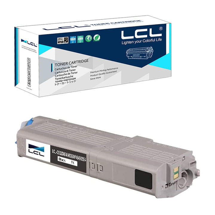 LCL Kompatibel Tonerkartusche C532DN C542DN MC563DN MC573DN 46490404 46490608 7000Seiten (1Schwarz)