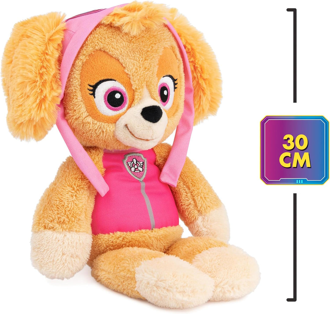 GUND PAW Patrol Schlenkerplüsch Skye, 30 cm - hochwertiges Plüschtier aus weichem Velours-Frottee mi