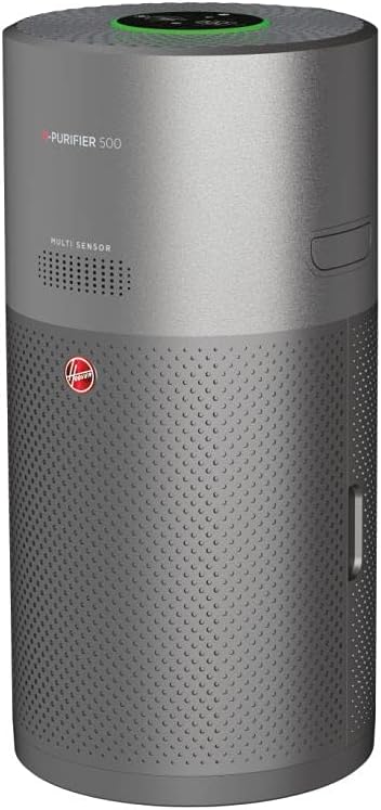 Hoover H-PURIFIER 500 Luftreiniger, HEPA-13-Filter, entfernt bis zu 99,97% der Allergene, Pollen & S
