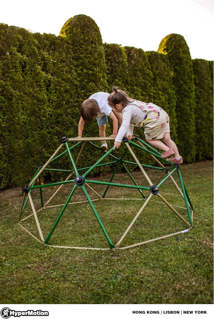 HyperMotion Kletterkuppel für Kinder, Outdoor, Klettergerüst Garten, belastbar bis zu 350 kg, Klette