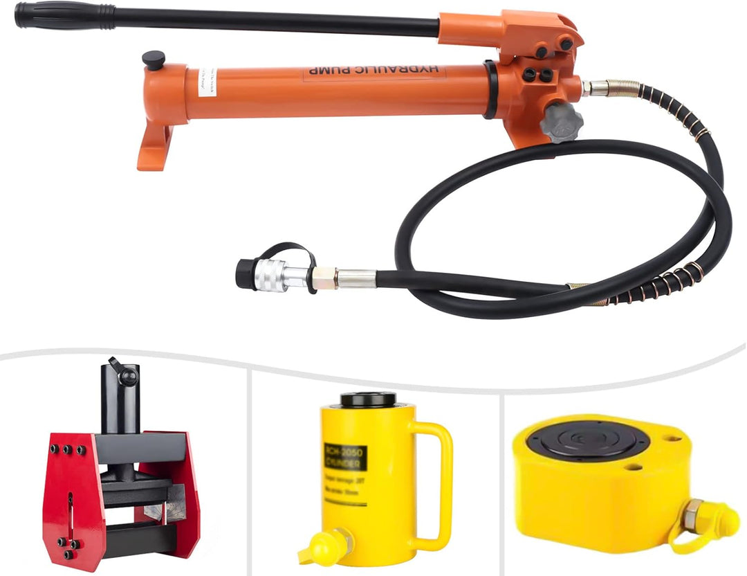 Hydraulik Handpumpe Manuelle Hydraulikpumpe mit Pumpstange 20 to. für Richtsatz Spreizer Druckzylind