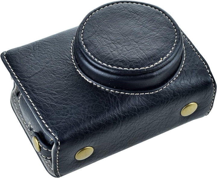 Rieibi Ricoh GR III/GR IIIx Tasche – Vintage PU Leder Kameratasche für Ricoh GR IIIx GR III GRIII GR