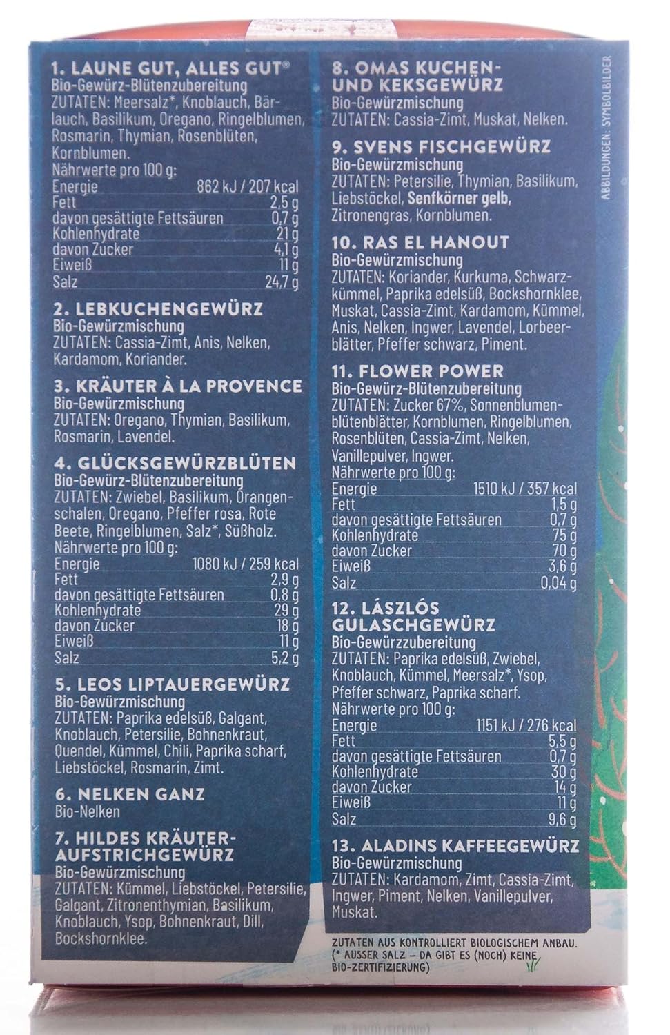 Sonnentor Bio Gewürz Adventkalender (1 x 118 gr), 1 x 118 gr