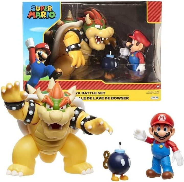 Nintendo Super Mario Bowser 18cm vs. Mario Figuren Set (Wave 1)