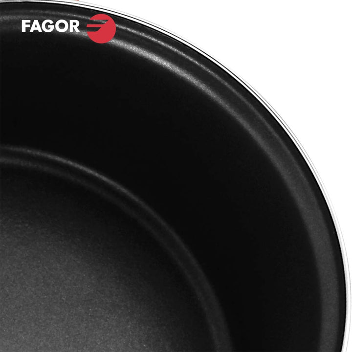 Fagor 78574 Optimax 430 Aisi Steel, Red, D 24 cm, Polyester