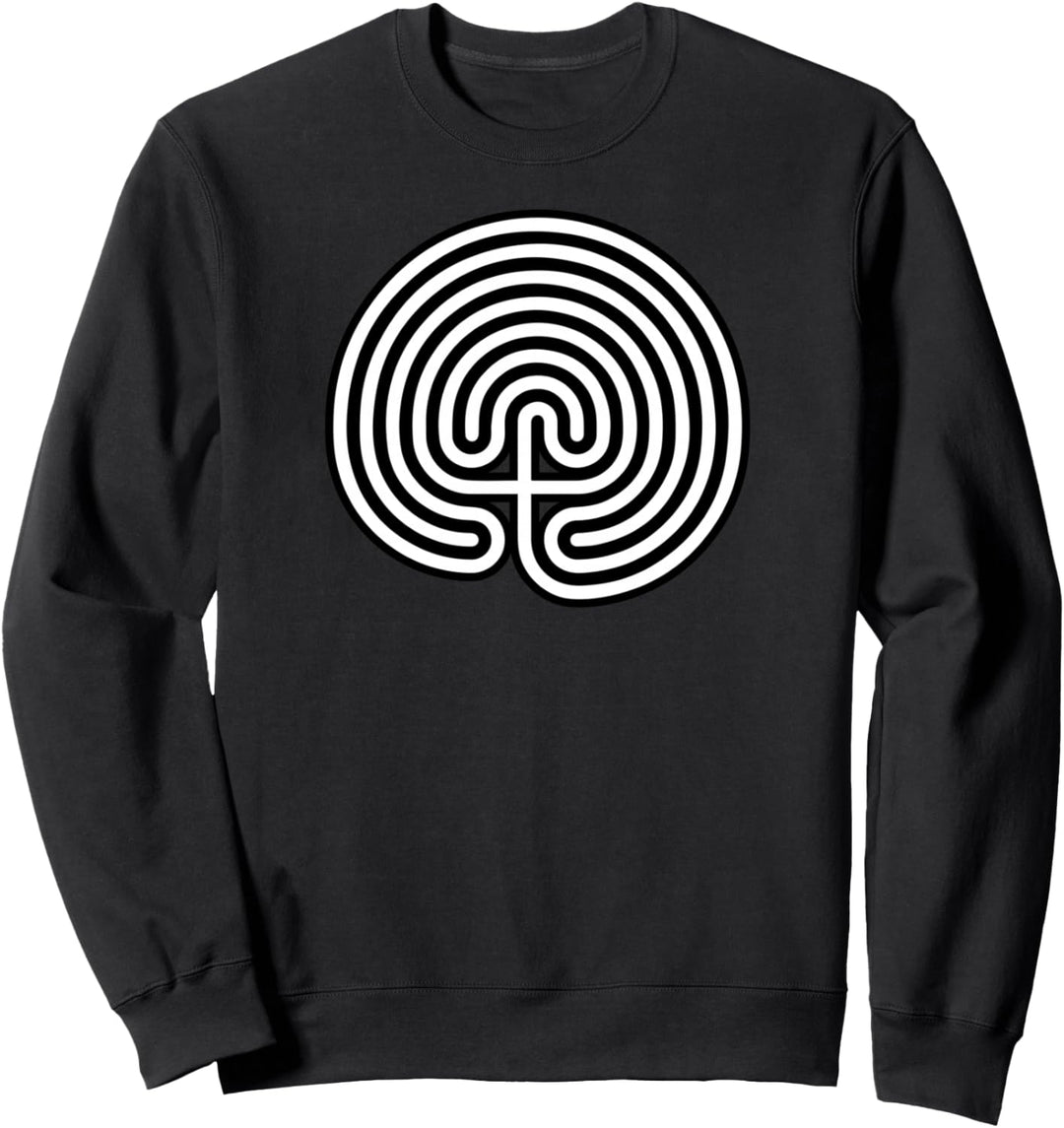 Altes Symbol des Wicca-Labyrinths Sweatshirt