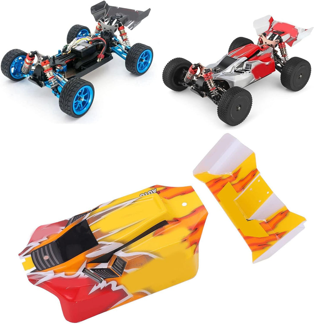 Dilwe RC Car Body Shell, PVC-Fernbedienung Car Shell Upgrade-Teile für WLtoys 144001 144010 1/14 RC