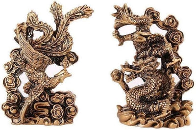 Drachenpaar Feng Shui Drache Phönix, Drache Phönix